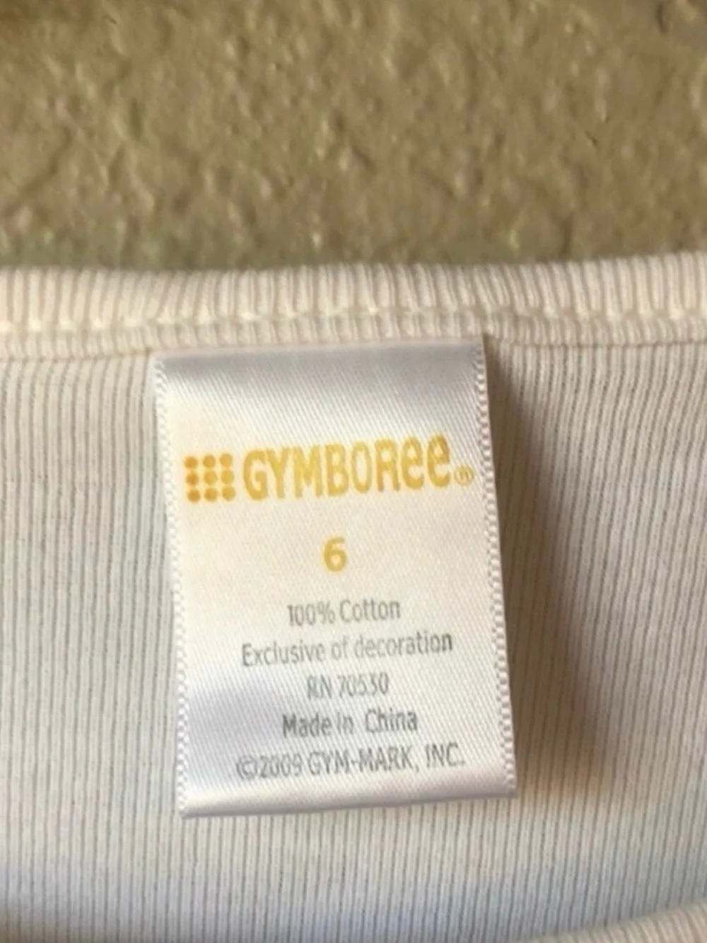 Gymboree Shirt Girls Y2K Peace & Hearts Long Sleeve Faux Layered Top Girls Sz 6